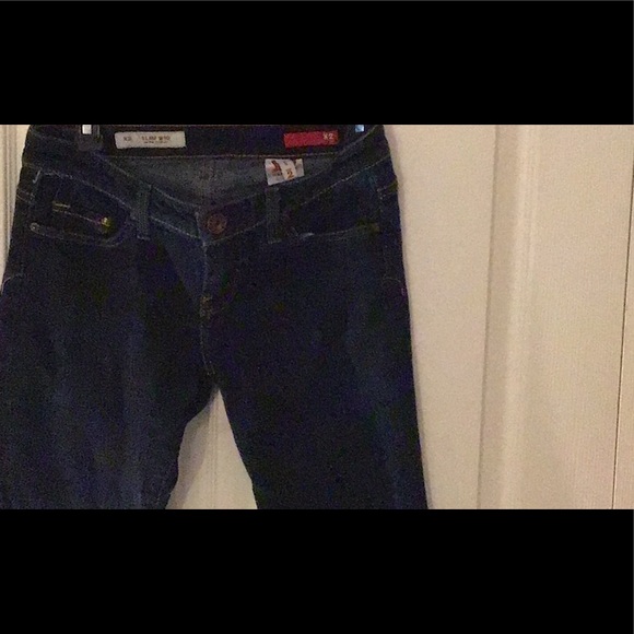 X2 Blue flared Leg Jeans Classic Denim Slim W10 - Picture 1 of 7